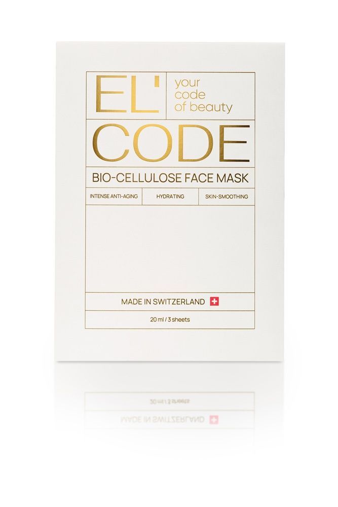 Маска для обличчя El&rsquo;Code Bio-Cellulose Face Mask, 20 ml 683700 фото